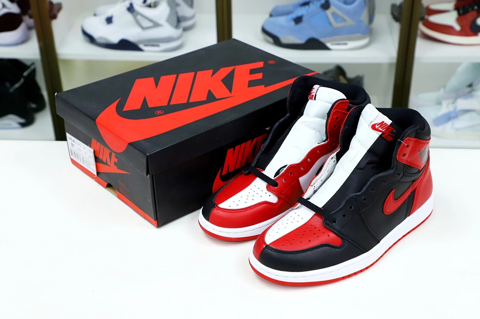 'HOMAGE NRG Kimikick HIGH RETRO OG TO 1919 JORDAN 1 AIR EXCLUSIVE CHICAGO HOME' ModernLook 0601